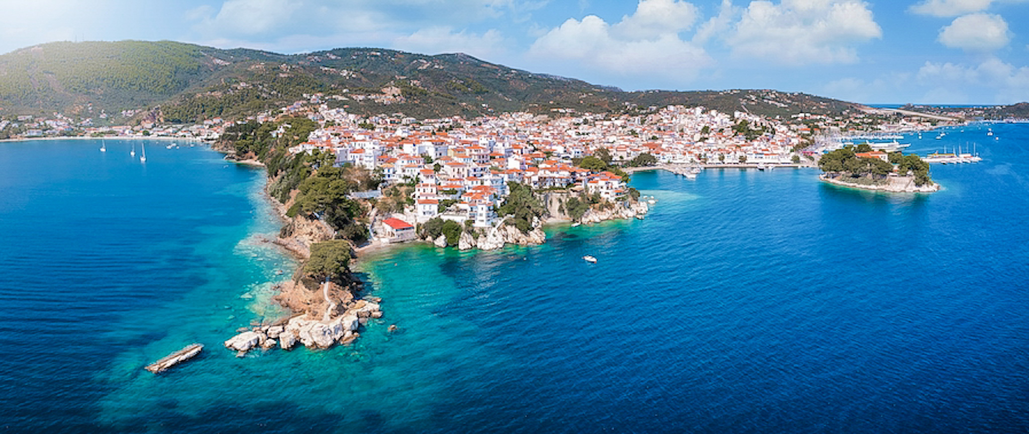 skiathos,island Greece , sailing in sporade